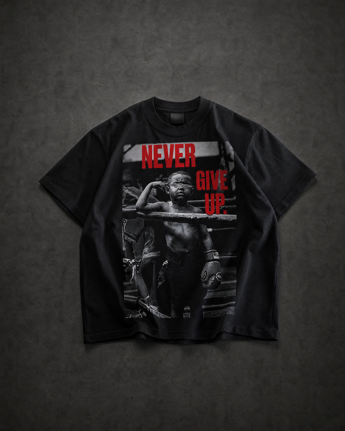 NEVER GIVE UP T-SHIRT